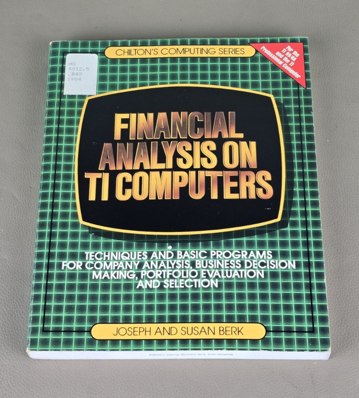 Financial Analysis On TI Computers P-237