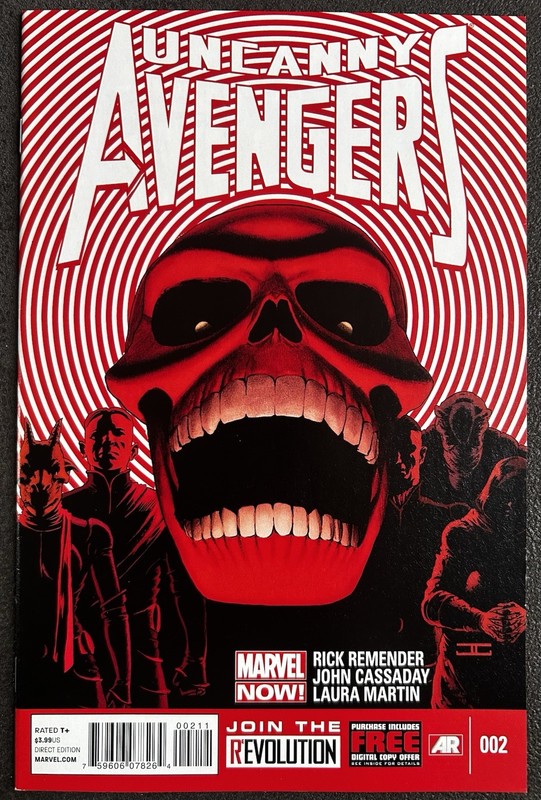 Uncanny Avengers #2 2013 Rick Remender John Cassaday Cover Variant A