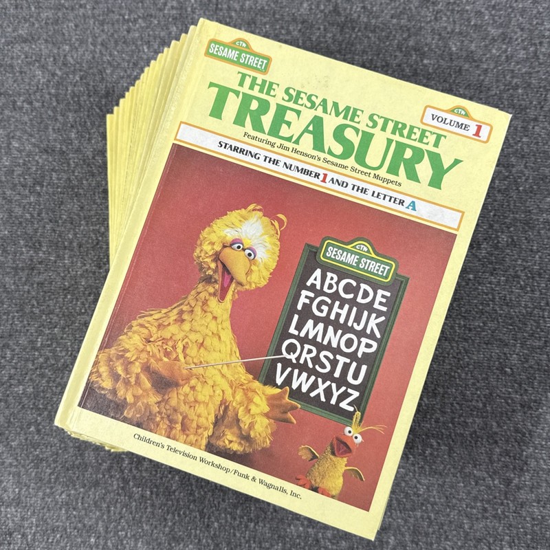 Vintage 1983 The Sesame Street Treasury Complete Set Volumes 1 to 15 Very Good+