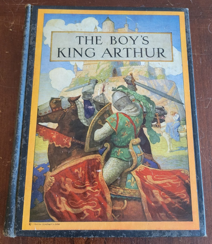 The Boy’s King Arthur – Illustrated by N.C. Wyeth – 1933 Scribner’s HC Mythology
