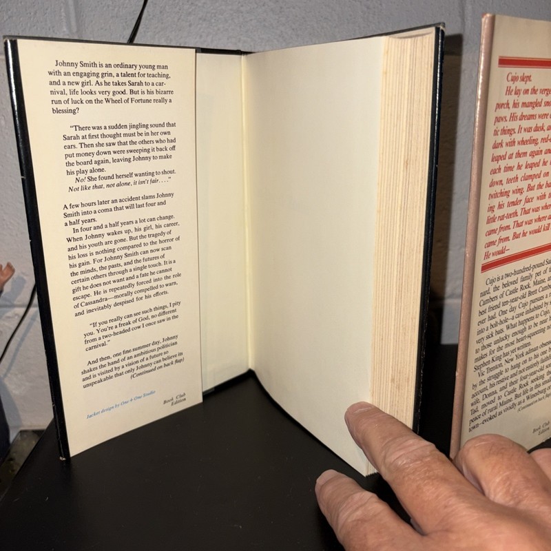 Stephen King Cujo 81 Hardcover Book Club Edition And The Dead Zone Book Club Ed. gallery
