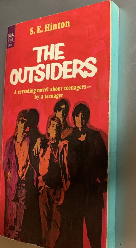 Vintage The Outsiders By S.E. Hinton Paperback 1968 Dell 6769 Stated First Print