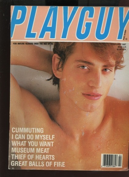 VINTAGE PLAYGUY FEB 1987 ~ HEARTBREAKERS! JOCKS! HOT TEAM SPIRIT