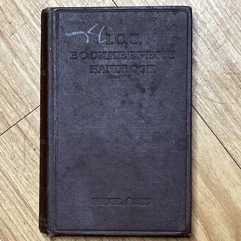 1912 I.C.S Bookkeepers Handbook CPA Accountant Pocket Size Antique Law HC gallery