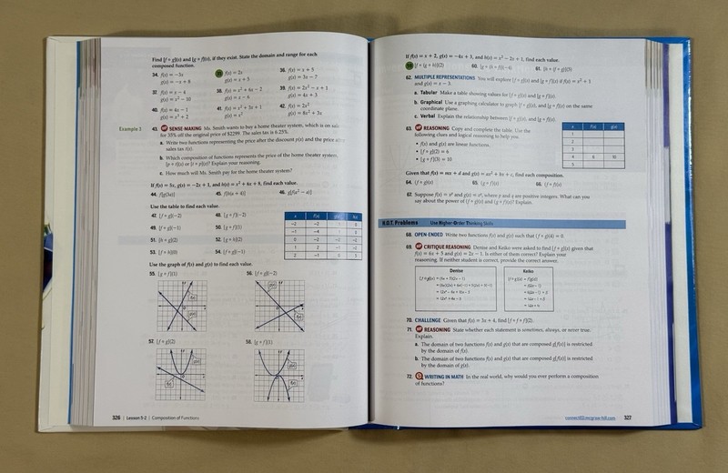 NEW Glencoe Algebra 2 Hardcover Textbook 2018 McGraw-Hill ISBN 9780079039903 gallery