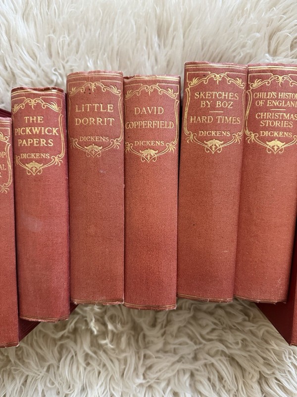 Charles Dickens Vintage Book Collection Odhams Press Limited Set of 15 Volumes gallery