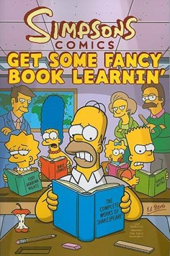 Simpsons Comics Get Some Fancy Book Learnin’ (Simpsons Comic Compil – GOOD