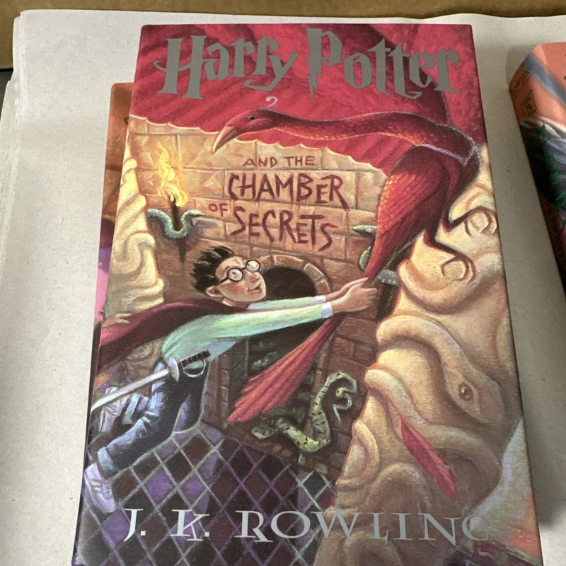 Harry Potter 1st Edition & 1st Printing Lot Volumes 1,2,3,4,7 Full Number Lines gallery