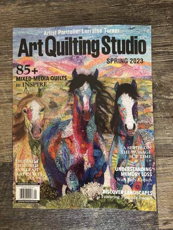 Stampington & Co Magazine! Art Quilting Studio Brand New Release! Mar/Apr/May 23