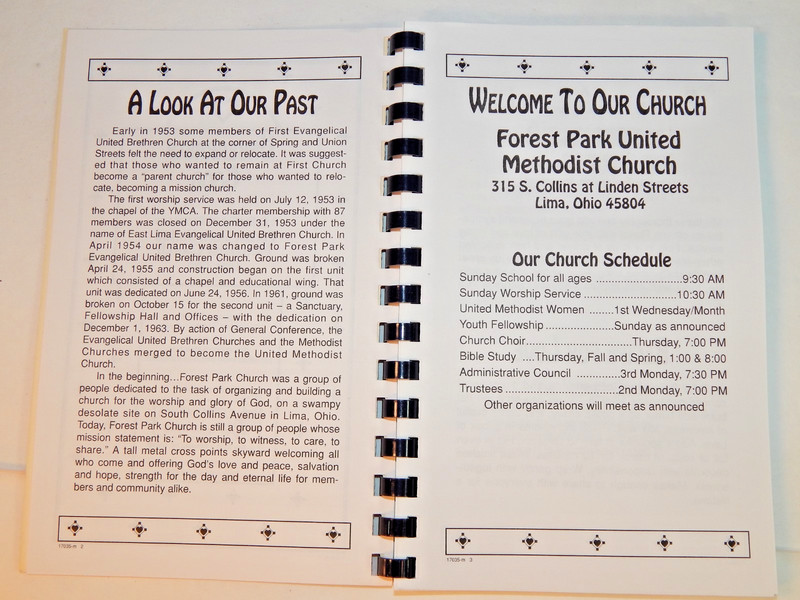 Unbearably Good! Forest Park United Methodist Church Cookbook 1996 Lima, Ohio gallery
