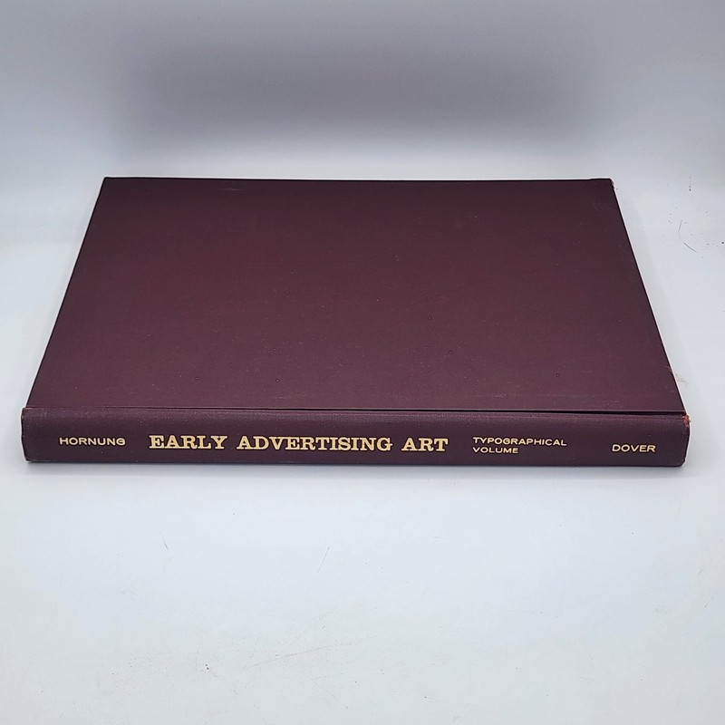 Handbook of Early Advertising Art Typographical Clarence Horning HC (VG) DJ (G) gallery