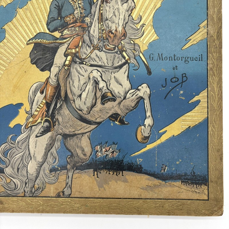 Bonaparte by Georges Montorgueil Antique Decorated Cloth Paris France Book 1910 gallery
