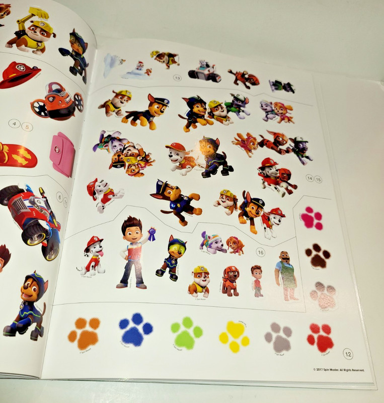 Paw Patrol Sticker Book Treasury w/ Over 500 Stickers + 3 Paw Story Books NEW gallery