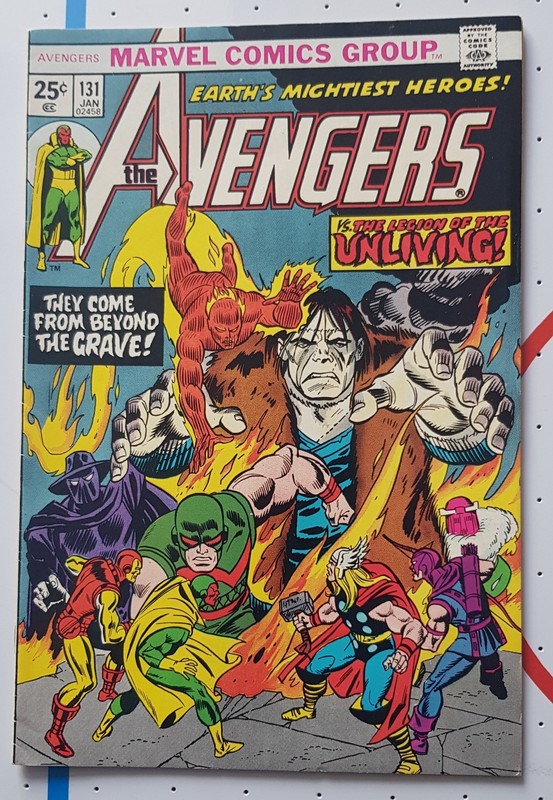 Avengers #131 (Marvel 1975) VFN (8.0) 2nd Wonder Man Kang war ND in UK