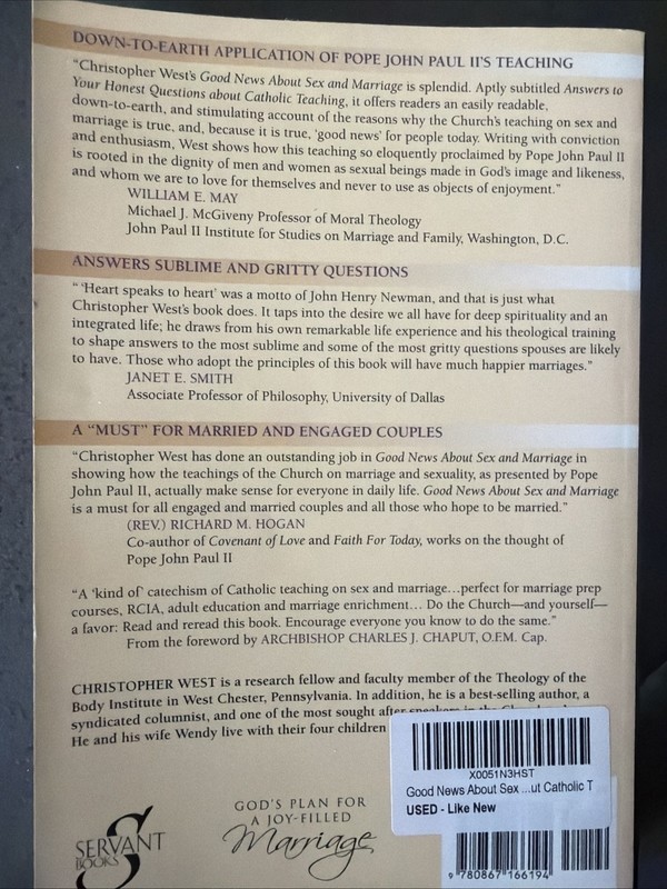 Good News about Sex and Marriage (Revised Edition) : Answers to Your Honest... gallery