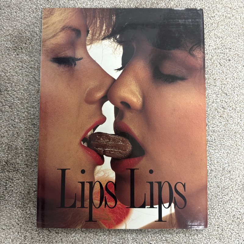 Lips Lips Erotica Photobook Import Italy 1991 Hardcover Rare