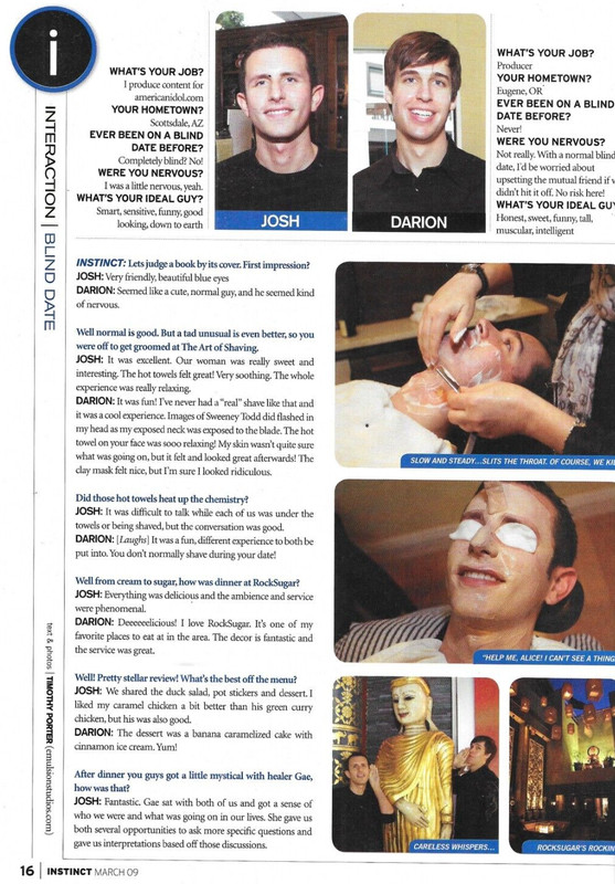 Instinct Gay Magazine Billy Steeves Annual Grooming Awards Fashion Tim Gunn gallery