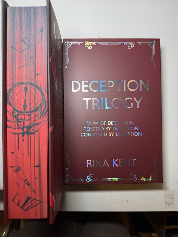 Books For Days Crate Rina Kent Deception Trilogy Couple Edges