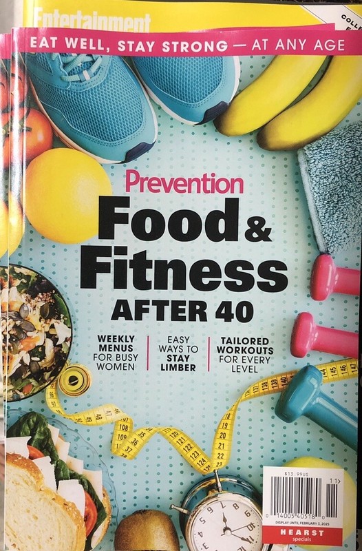 PREVENTION – FOOD & FITNESS AFTER 40 – BRAND NEW 2024 Safely Shipped ￼