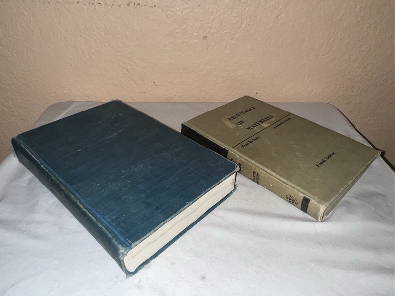 Lot Of 2 John Wiley & Sons Books: Resistance Of Materials & Advanced Mechanics gallery