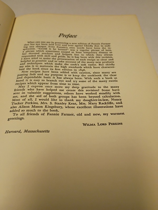 The Fannie Farmer Cookbook Eleventh Edition 1965 Hardcover Book Club Edition gallery