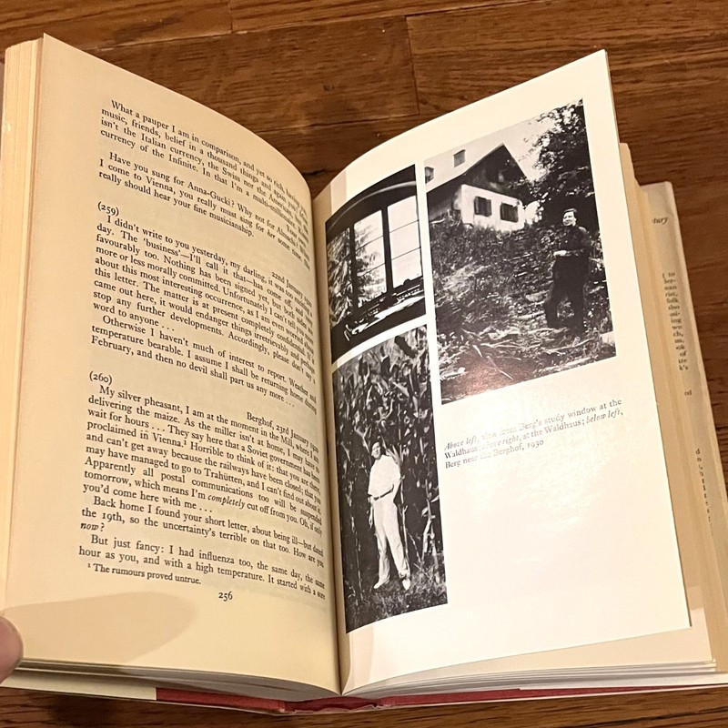 ALBAN BERG-Letters to His Wife-Edited by BERNARD GRUN-Superb 1971 1st HC DJ-Rare gallery