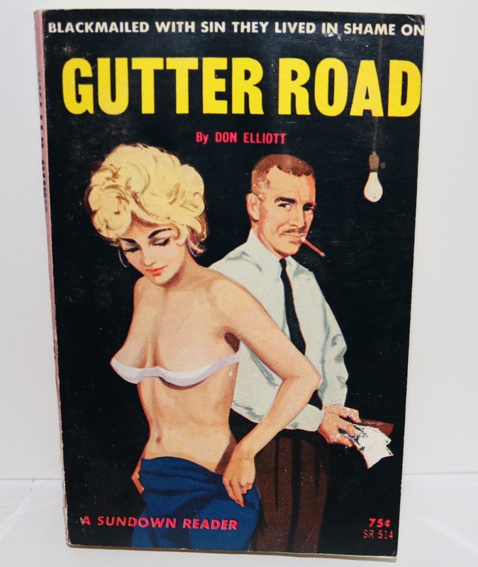 Signed Robert Silverberg Gutter Road Don Elliott 1964 Sleaze Smut Erotica SR514