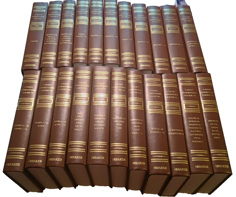 Calvin’s Commentaries Complete 22 Volume Set Hardcover 2003 Baker Books Bibles
