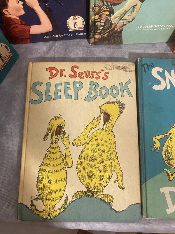 Lot of 8 Vintage Dr Seuss Books 50s-60s Varied Titles Two Large Versions READ gallery
