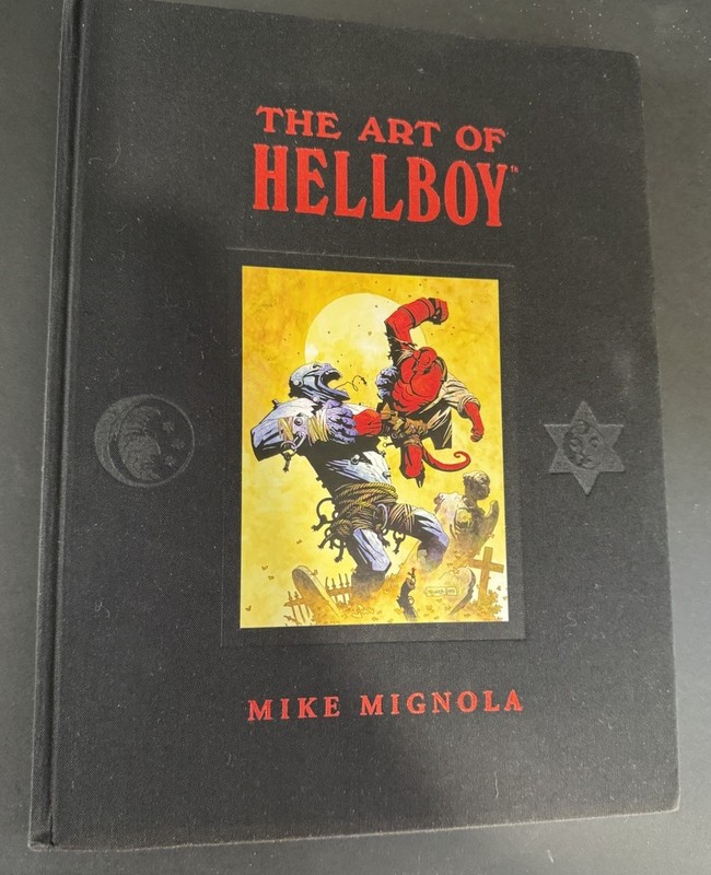 THE ART OF HELLBOY By Mike Mignola & Mike Mignola – signed and sketched remarked