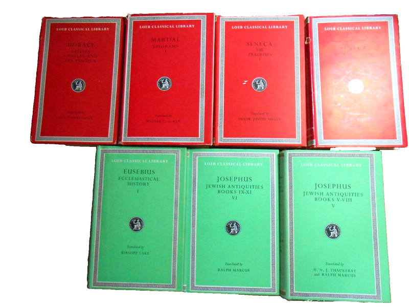 Loeb Classical Library Lot of 7 (Josephus~Seneca+) 1965 - HC/DJ GC gallery