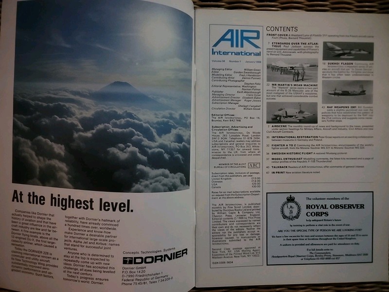 Air International Magazine 1988 Volume 34 Issues 1, 2, 5, And 6 gallery