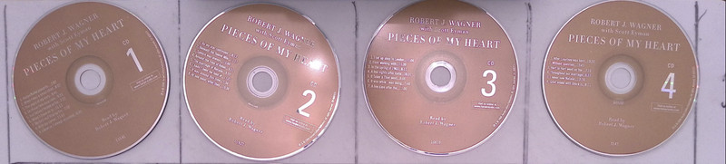 Pieces of My Heart read by Robert J. Wagner 5-DISC SET Complete