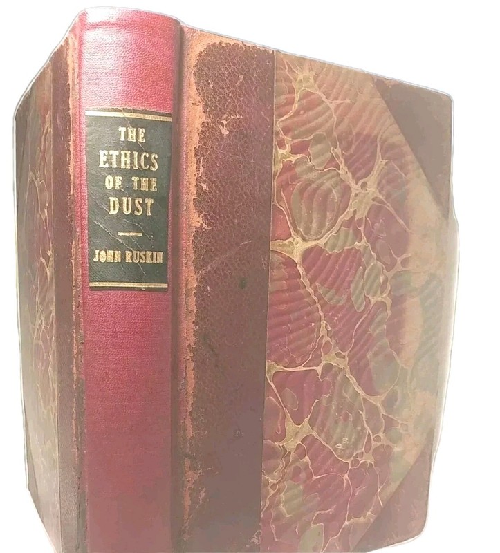 Décor Antique Ethics Of The Dust by John Ruskin Conkey 6″ X 4″ 221 Pages
