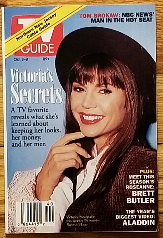 TV Guide 1993 Issue #2114 October 2-8 Victoria Principal in River of Rage