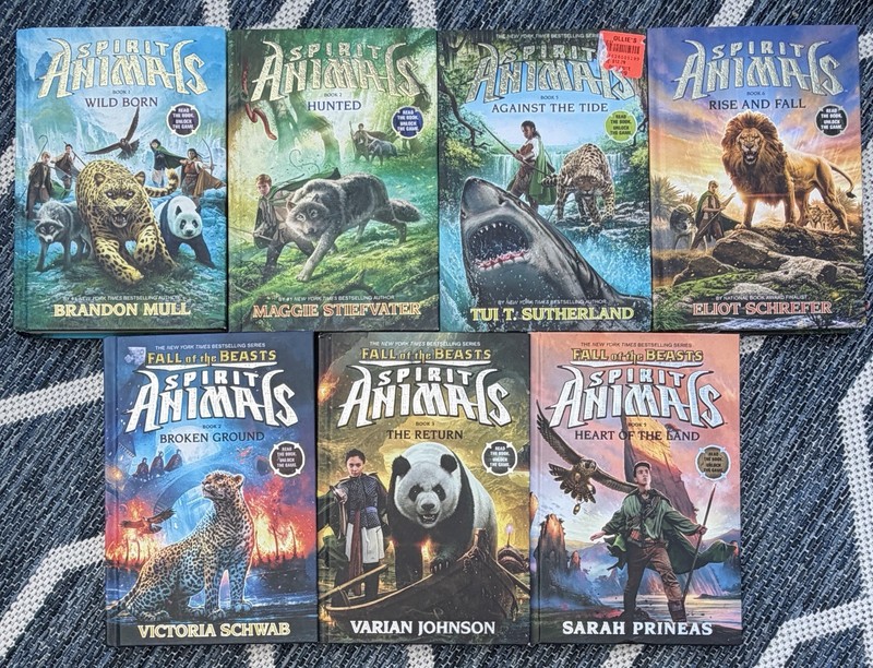 Spirit Animals Series and Fall of the Beasts Lot of 7 HC