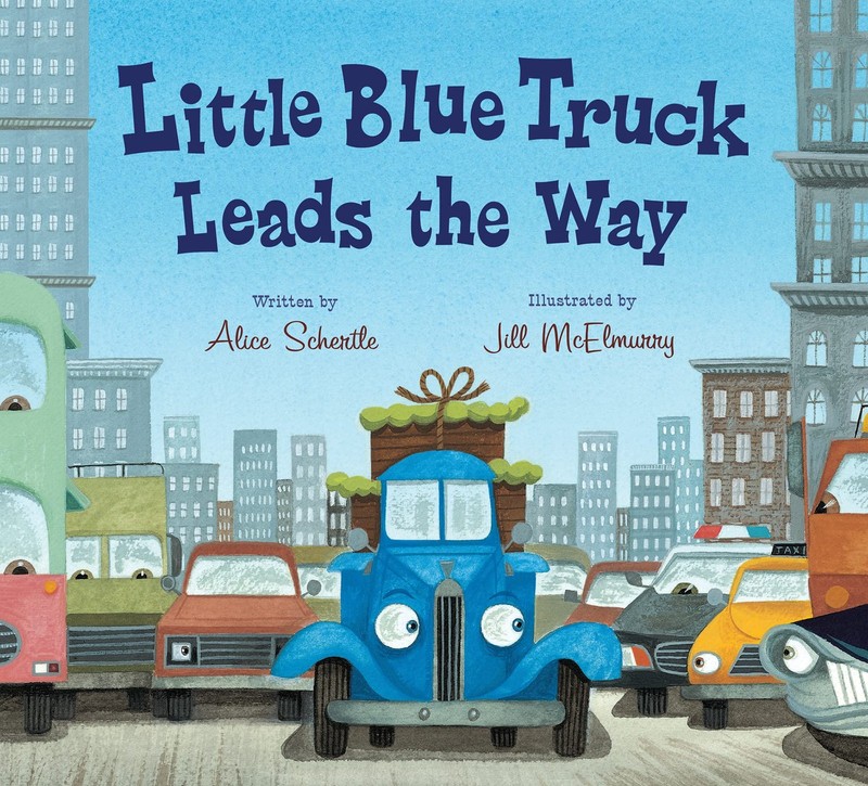 Little Blue Truck Leads the Way – board book Schertle, Alice|McElmurry, Jill