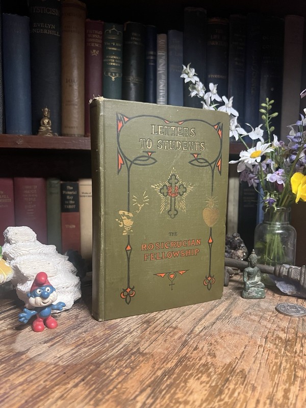 1925 1st Ed – Letters To Students -Max Heindel Rosicrucian Fellowship Assc Copy!