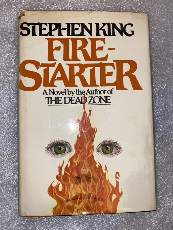 Firestarter by Stephen King (1980, Hardcover) DJ 428 PAGES FREE SHIPPING