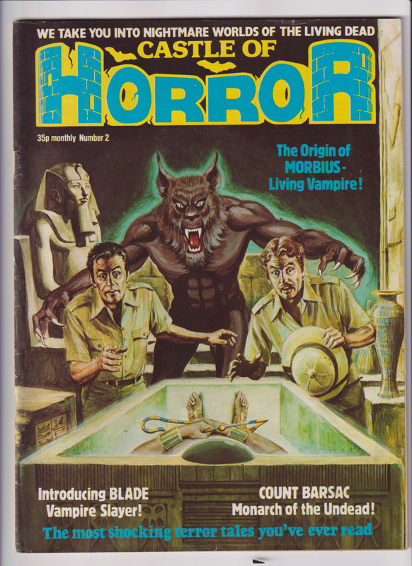 Castle Of Horror #2 1978 Portman Distribution Horror Magazine Comic