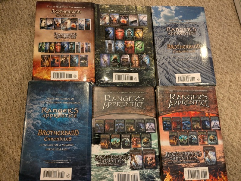 Lot 6 John Flanagan HC DJ Books Brotherband Chronicles 2 3 4 5 6 8 2012-2019 gallery