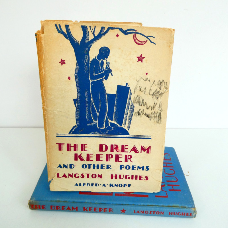 SIGNED The Dream Keeper and Other Poems Langston Hughes 6th Printing 1945 HC DJ