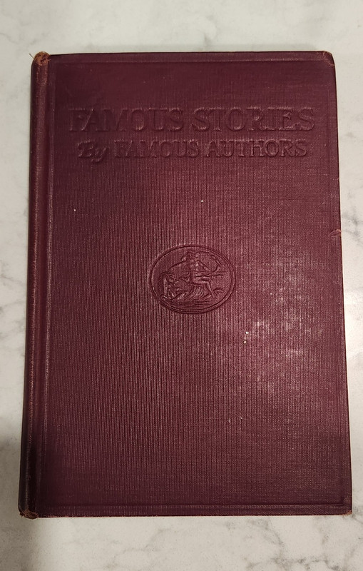 TitleVintage 1922 Famous Stories by Famous Authors Hardcover Book