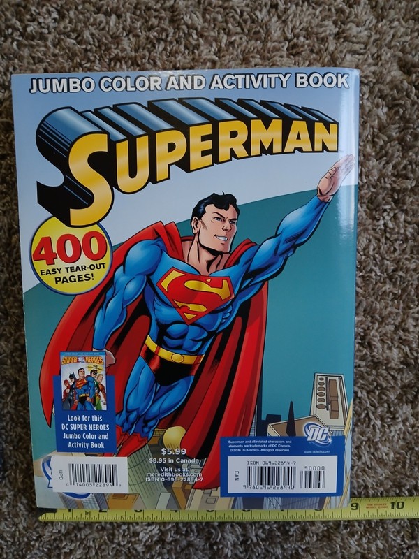 2) 2006 Superman Jumbo Coloring Color & Activity Books NEW Never Used Supergirl gallery