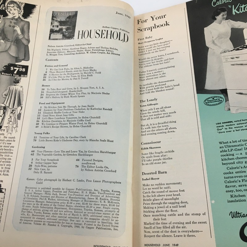 VTG Household Magazine June 1949 Brighten the Corner Where You Play gallery