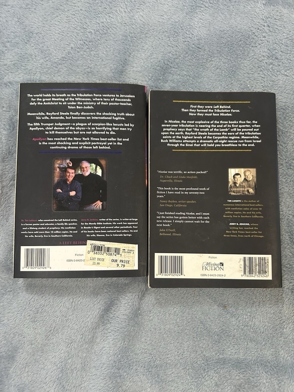 2 Books Of Left Behind Ser Tim Lahaye & Jerry B. Jenkins~Apollyon & Nicolae PB gallery