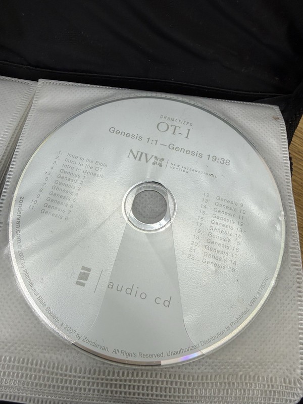 Zondervan NIV Audio Bible 64 CD Set New/Old Testament Dramatized Missing Discs gallery
