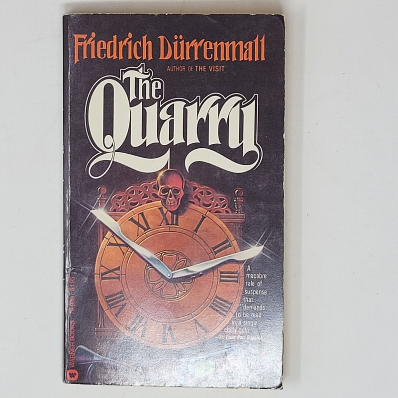 FRIEDRICH DURRENMATT WARNER 1ST – The Quarry 1979 (Paperbacks From Hell)