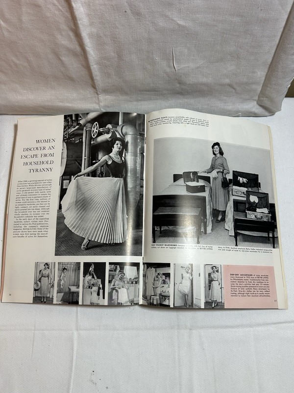 Publication Nylon The First 25 Years Pub. 1963 E. I. Du Pont de Nemours Magazine gallery