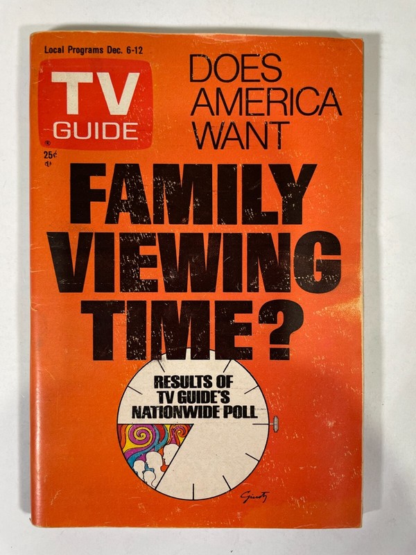 1975 TV GUIDE Family Viewing Time NY Metro Edition
